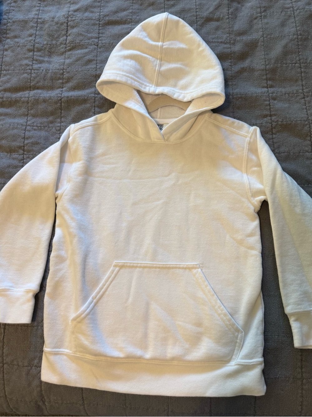 Comfort Colors Cream Kids Hooded Pullover Sweatshirt